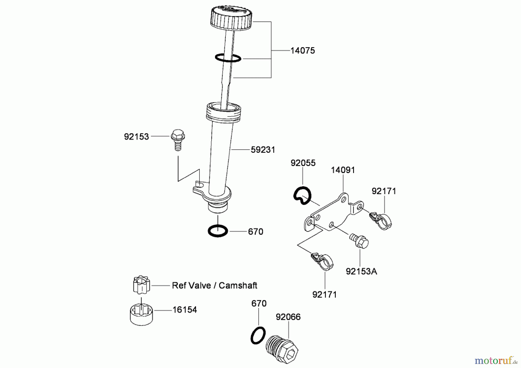  Toro Neu Mowers, Walk-Behind Seite 2 22194 (PT21) - Toro PT21 Trim Mower, 2008 (280000001-280999999) LUBRICATION EQUIPMENT ASSEMBLY KAWASAKI FJ180V-AS34