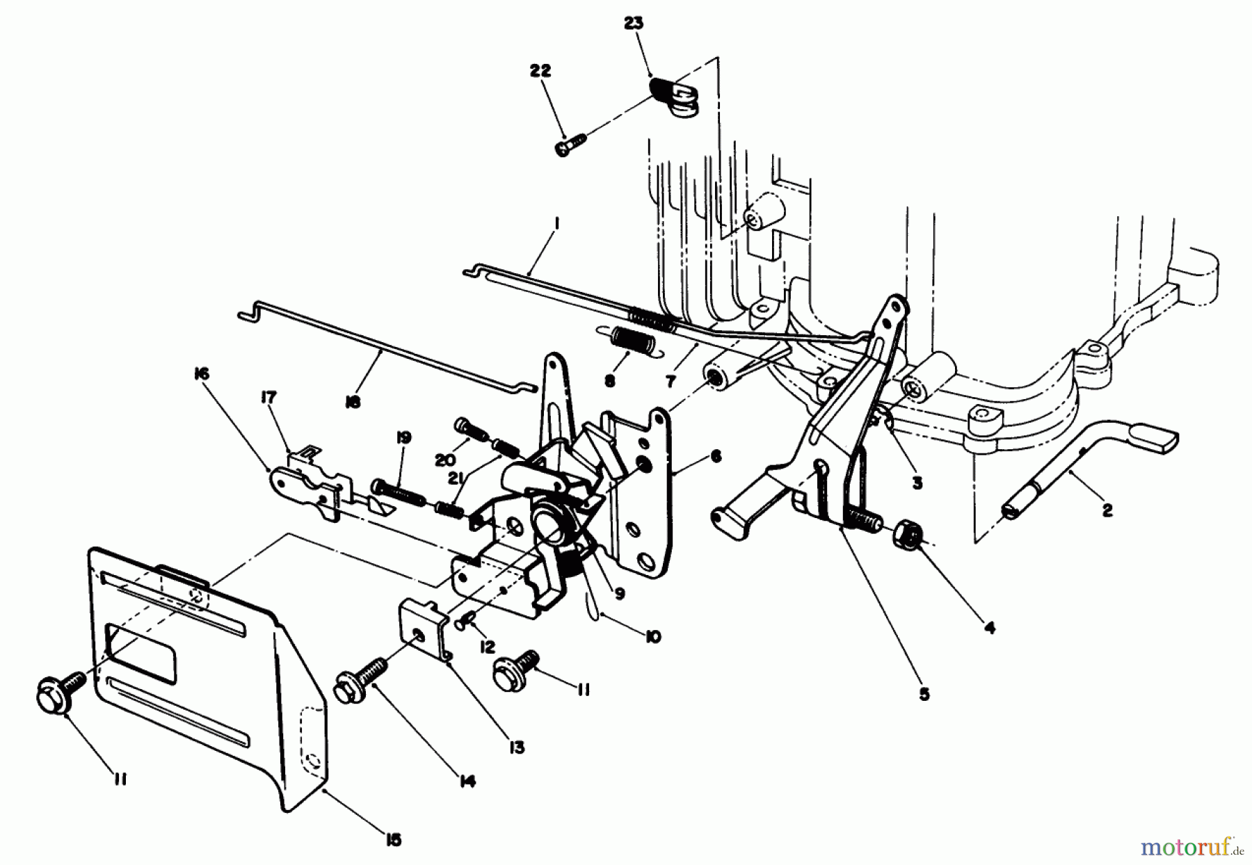  Toro Neu Mowers, Walk-Behind Seite 2 22621 - Toro Lawnmower, 1989 (9000001-9999999) ENGINE ASSEMBLY MODEL NO. VMH-7 #5