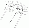 Toro 26551 - Lawnmower, 1989 (9000001-9999999) Ersatzteile TRACTION CONTROL ASSEMBLY