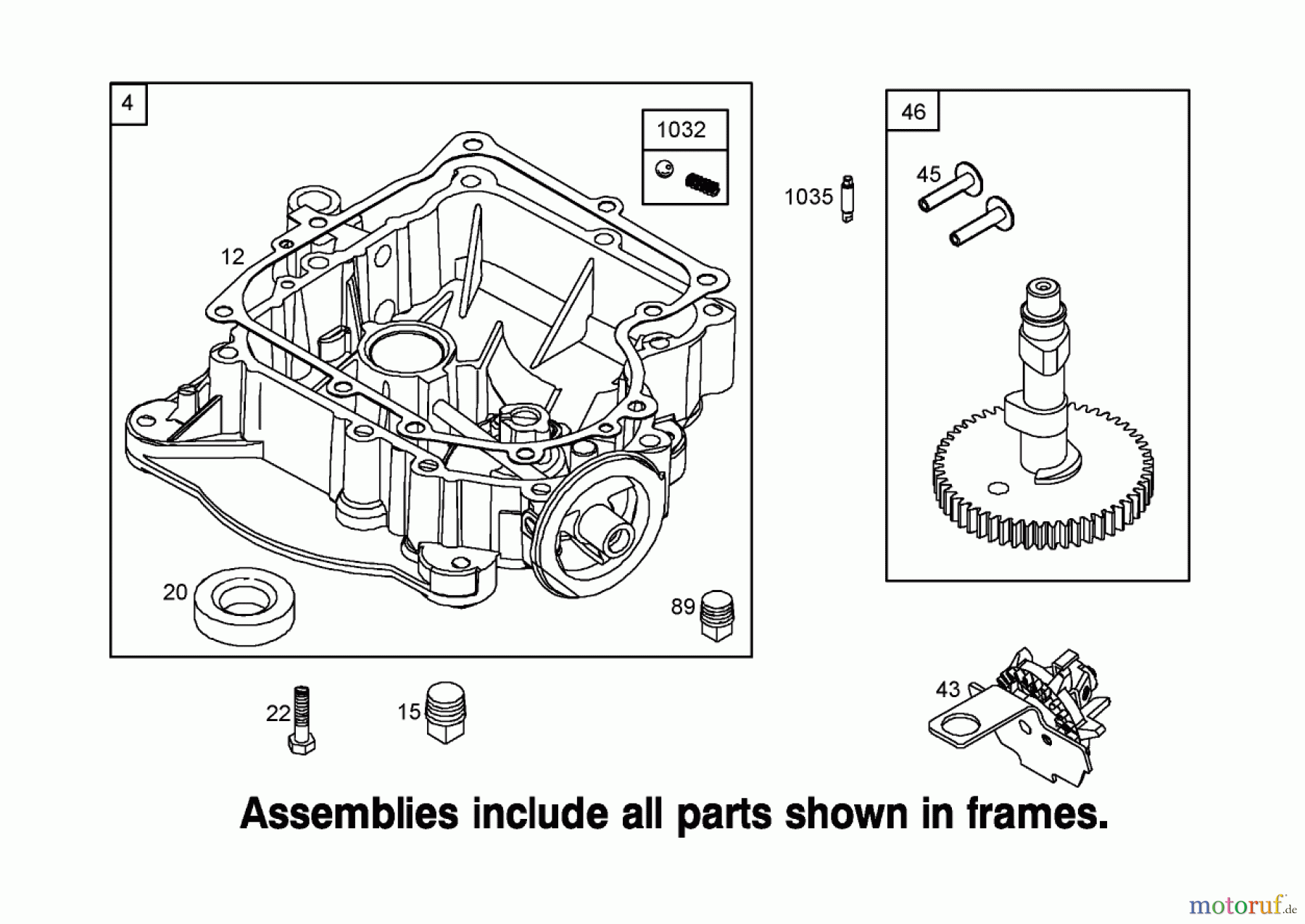  Toro Neu Mowers, Zero-Turn 74352 (Z480) - Toro TimeCutter Z480 Riding Mower, 2005 (250000001-250999999) CRANKCASE ASSEMBLY BRIGGS AND STRATTON 31K777-0190-E1