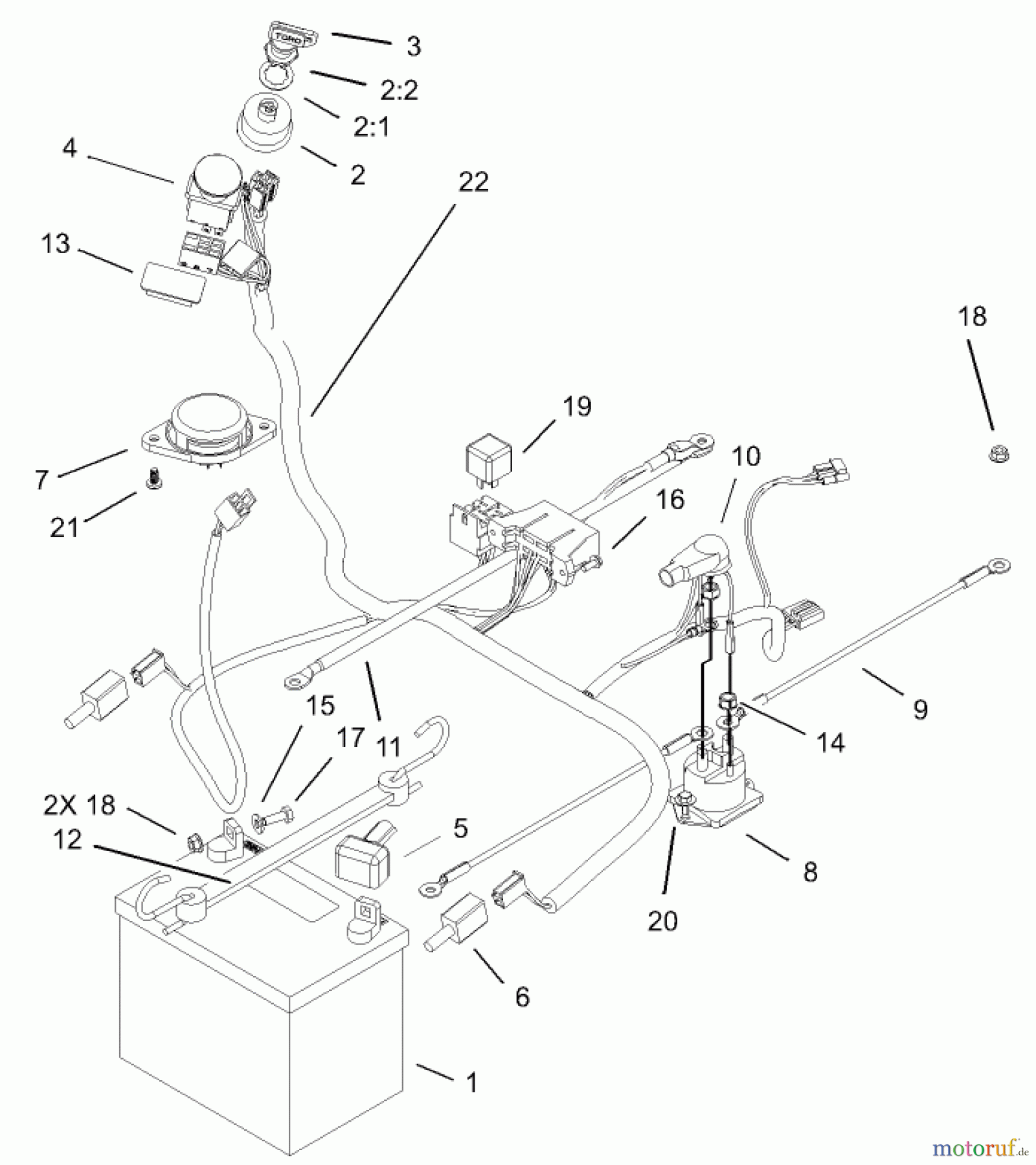  Toro Neu Mowers, Zero-Turn 74403 (16-42Z) - Toro 16-42Z TimeCutter Z Riding Mower, 2003 (230000001-230999999) ELECTRICAL ASSEMBLY