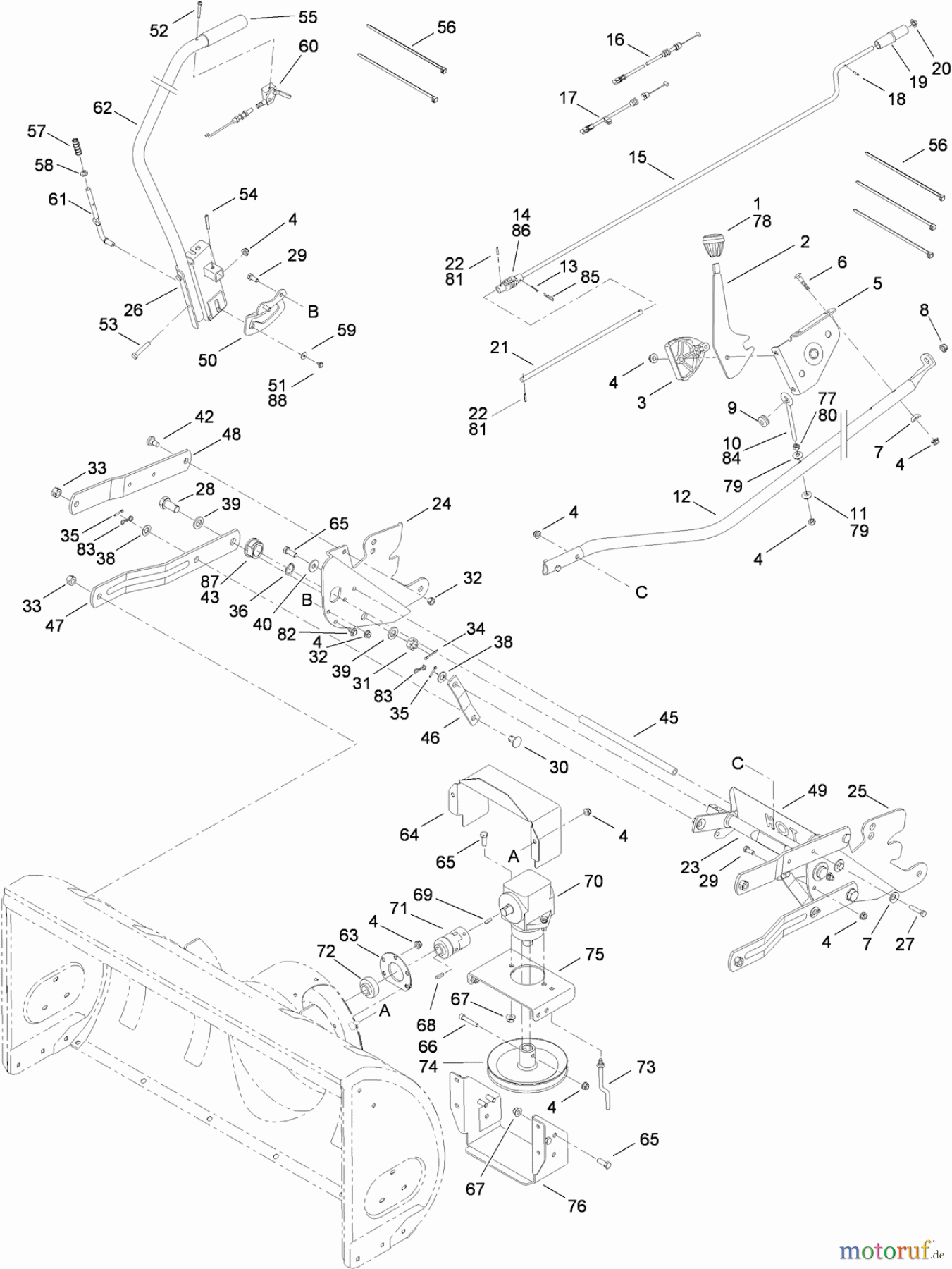 Toro Neu Snow Blowers/Snow Throwers Seite 1 190-032-101 - Toro 42