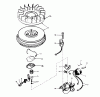 Toro 38040 (524) - 524 Snowthrower, 1980 (0000001-0999999) Ersatzteile MAGNETO NO. 610944A