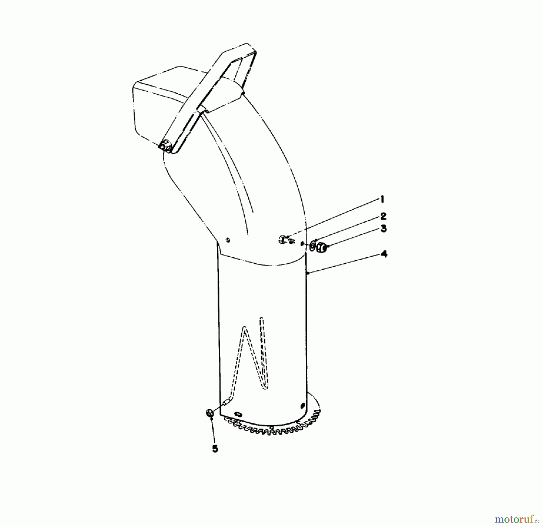 Toro Neu Snow Blowers/Snow Throwers Seite 1 38070 (1032) - Toro 1032 Snowthrower, 1978 (8000001-8999999) CHUTE EXTENSION KIT 26-1100
