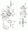 Toro 38072 (724) - 724 Snowthrower, 1997 (7900001-7999999) Ersatzteile CARBURETOR NO. 632371A