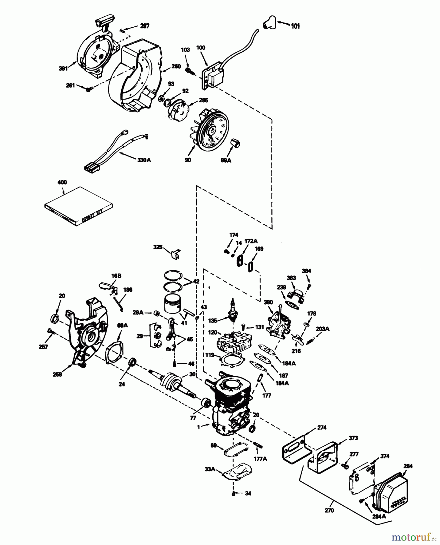 Toro Neu Snow Blowers/Snow Throwers Seite 1 38191 - Toro CCR 1000 Snowthrower, 1992 (2000001-2999999) ENGINE TECUMSEH MODEL NO. HSK600 TYPE 1659-P (MODEL NO. 38190 ONLY)