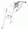 Toro 38310 - Power Shovel Snowthrower, 1992 (20000001-29999999) Ersatzteile HANDLE ASSEMBLY