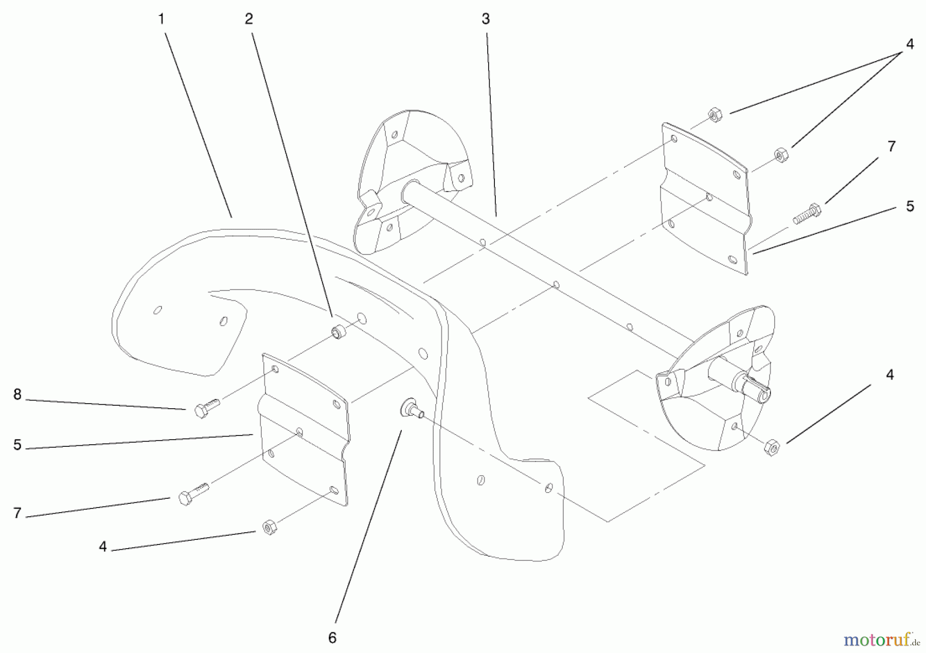 Toro Neu Snow Blowers/Snow Throwers Seite 1 38440 (3650) - Toro CCR 3650 Snowthrower, 2001 (210000001-210999999) IMPELLER ASSEMBLY