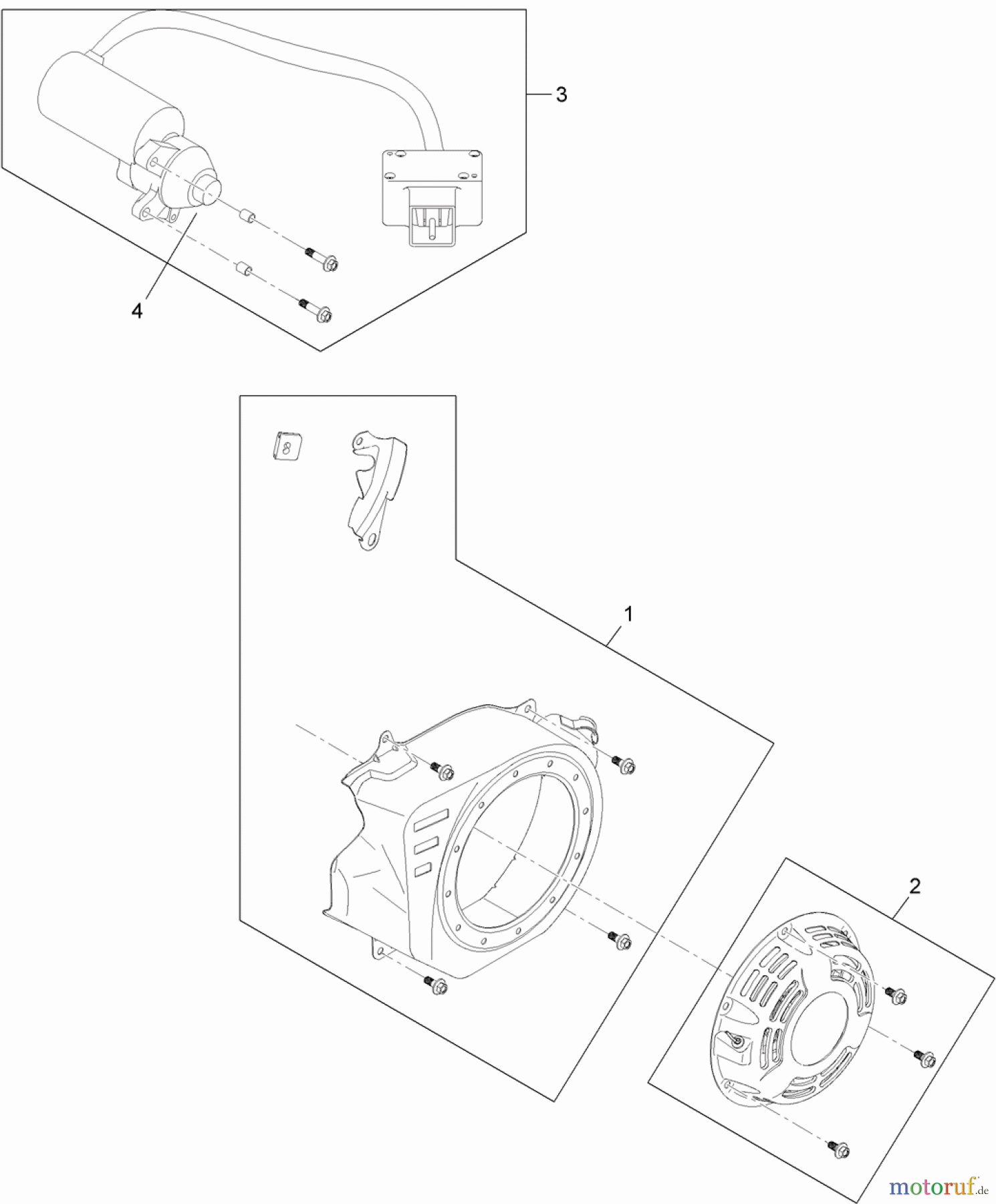 Toro Neu Snow Blowers/Snow Throwers Seite 1 38454 (621 ZE) - Toro Power Clear 621 ZE Snowthrower, 2013 (SN 313000001-313001999) ENGINE ASSEMBLY NO. 3