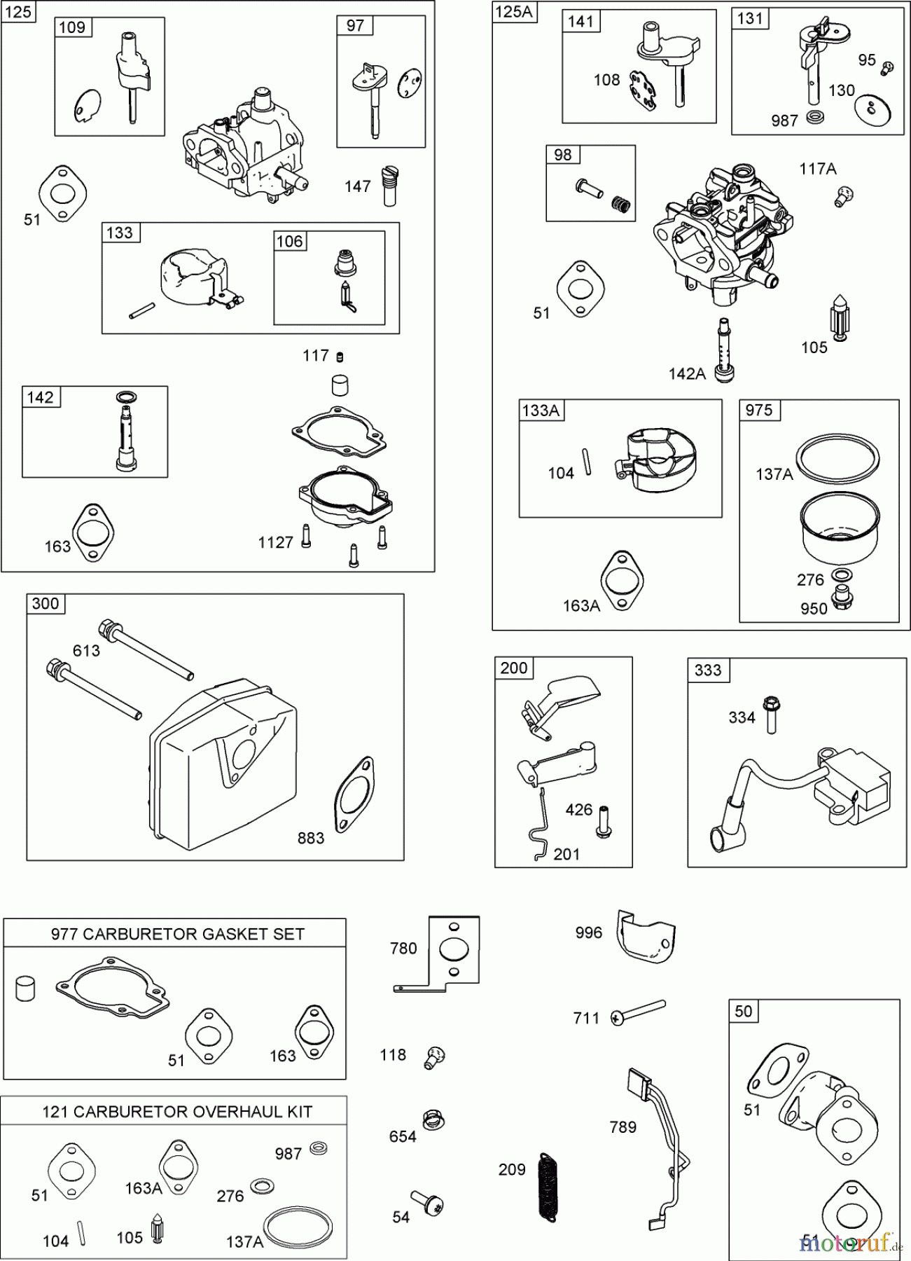 Toro Neu Snow Blowers/Snow Throwers Seite 1 38515 (2450) - Toro CCR 2450 GTS Snowthrower, 2011 (311000001-311999999) MUFFLER, CARBURETOR AND INTAKE MANIFOLD ASSEMBLY BRIGGS AND STRATTON 084132-0120-E8