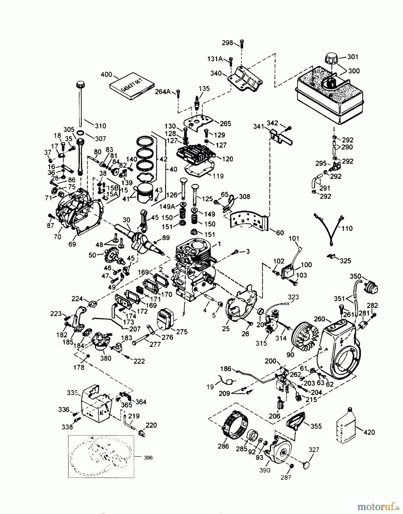 Toro Neu Snow Blowers/Snow Throwers Seite 1 38543 (824) - Toro 824 Power Shift Snowthrower, 1995 (5900001-5999999) ENGINE TECUMSEH MODEL HMSK80-155386S