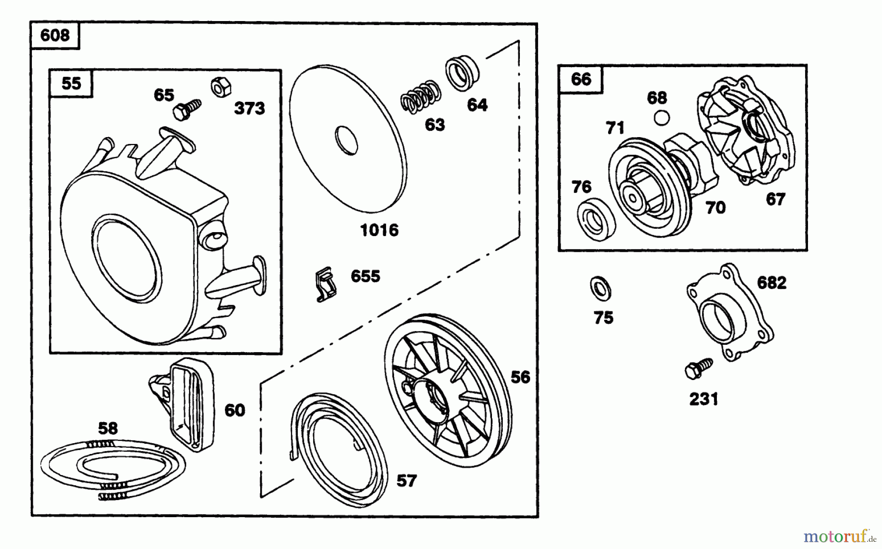 Toro Neu Snow Blowers/Snow Throwers Seite 1 38566 (1132) - Toro 1132 Power Shift Snowthrower, 1994 (49000001-49999999) ENGINE BRIGGS & STRATTON MODELS 252416-0756-01 & 252416-0757-01 #6