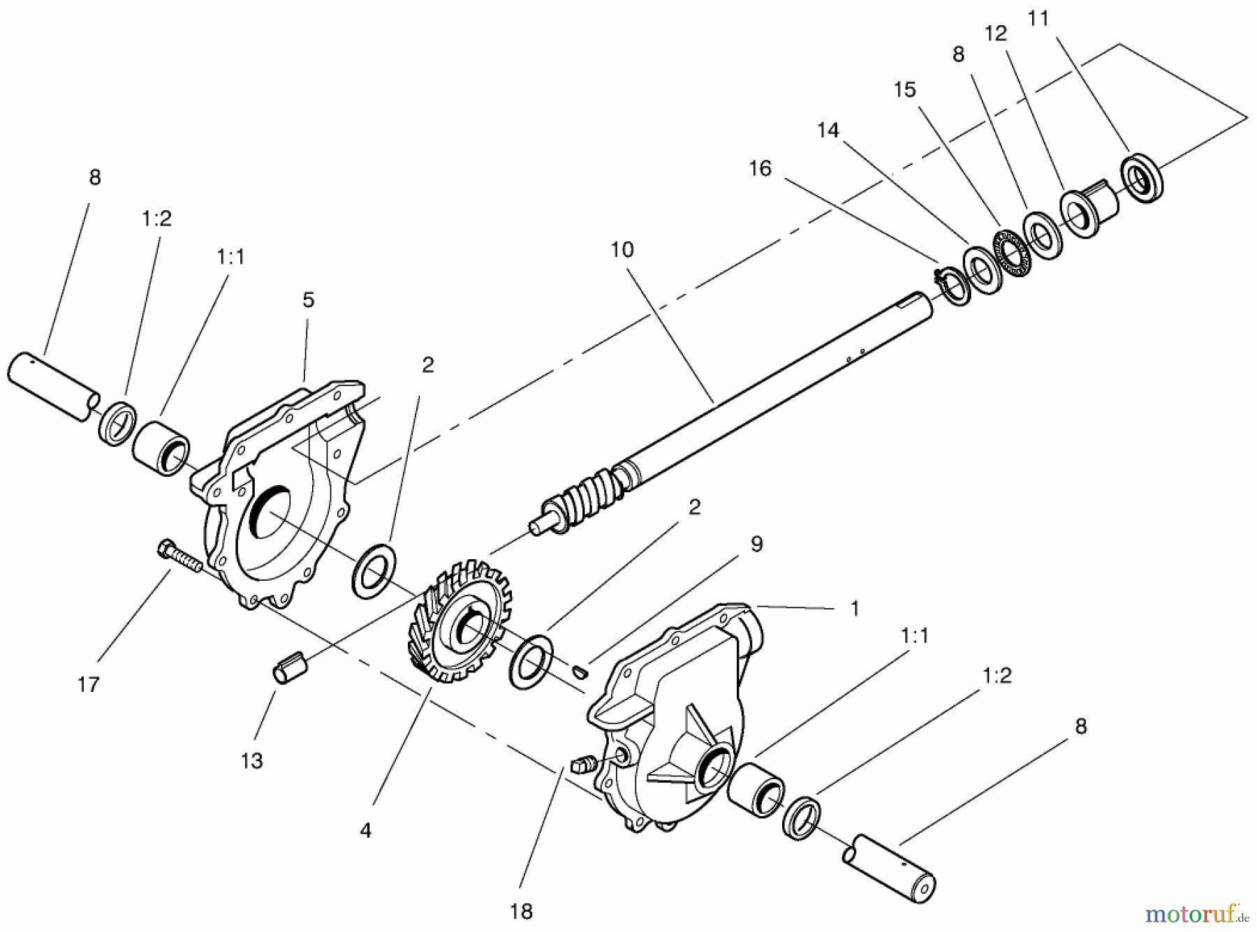 Toro Neu Snow Blowers/Snow Throwers Seite 1 38590 (1232) - Toro 1232 Power Shift Snowthrower, 1999 (9900001-9999999) 32