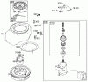 Toro 38602 - Snow Commander Snowthrower, 2008 (280000001-280999999) Ersatzteile FLYWHEEL, BLOWER HOUSING, AND STARTER ASSEMBLIES BRIGGS AND STRATTON 084333-0199-E1