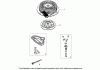 Toro 38650 (1128 OXE) - Power Max 1128 OXE Snowthrower, 2005 (250010001-250999999) Ersatzteile REWIND STARTER NO. 590749 TECUMSEH OHSK110-221734D