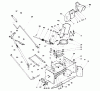 Toro 79360 - 42" Snowthrower, 300 Series Garden Tractors, 1993 (3900001-3999999) Ersatzteile CONTROL & CHUTE ASSEMBLY