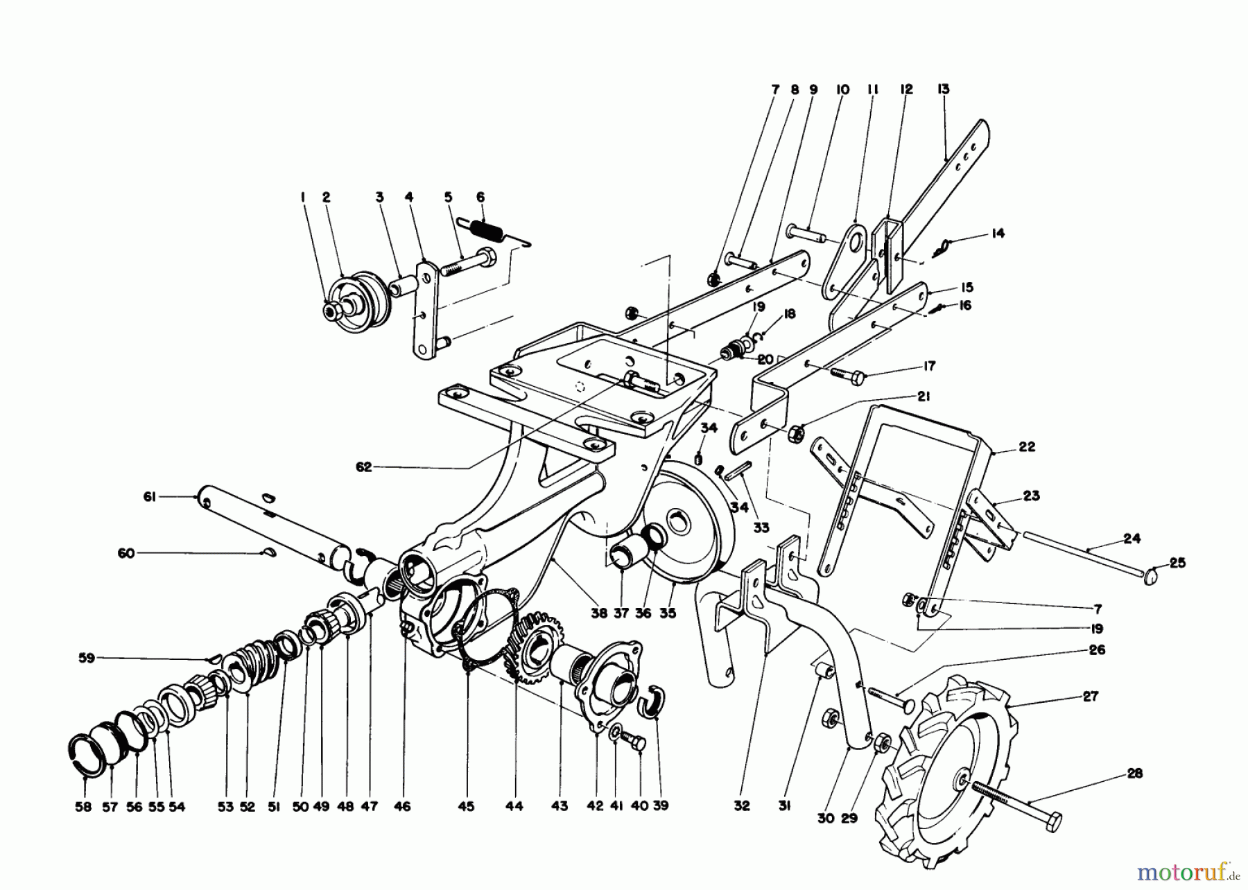  Toro Neu Tillers/Cultivators 58007 - Toro 20