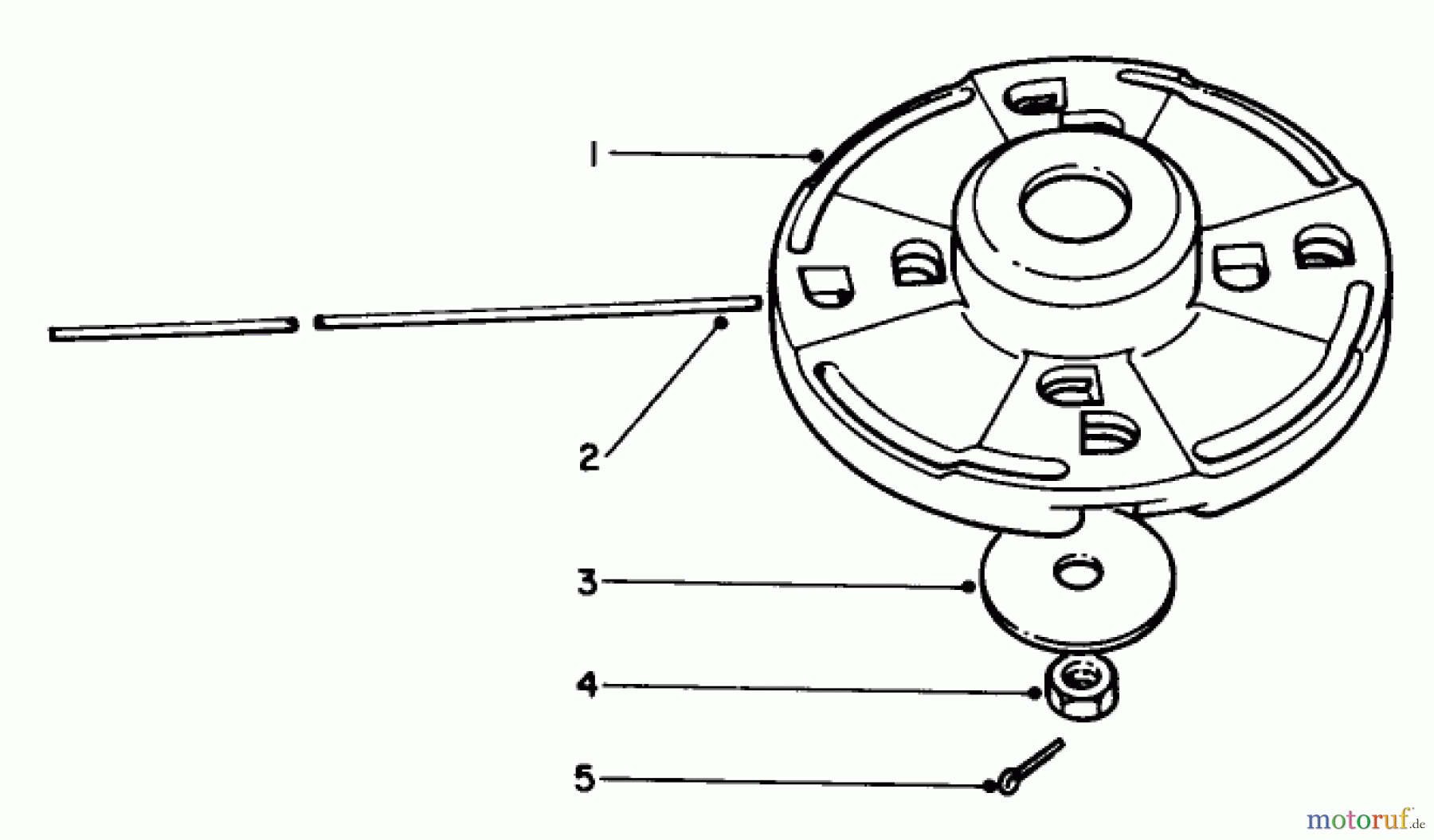  Toro Neu Trimmers, String/Brush 30900 - Toro 21cc Gas Trimmer, 1980 (0000001-0999999) CUTTER HEAD ACCESSORY FOR USE ON MODEL 30900 (OPTIONAL)