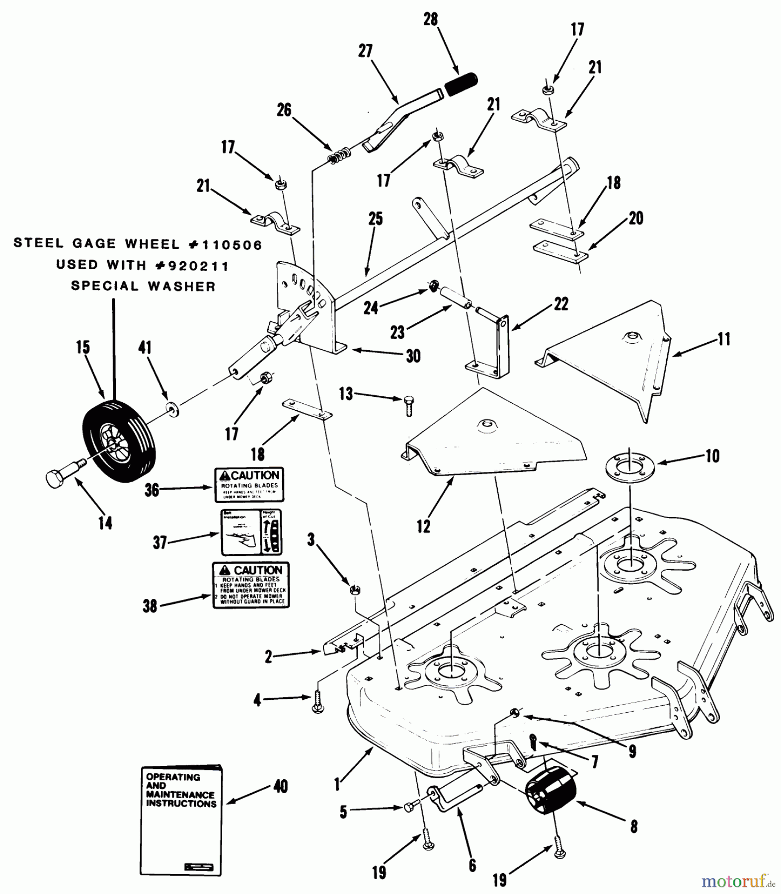  Toro Neu Mowers, Deck Assembly Only 05-37MS03 - Toro 37