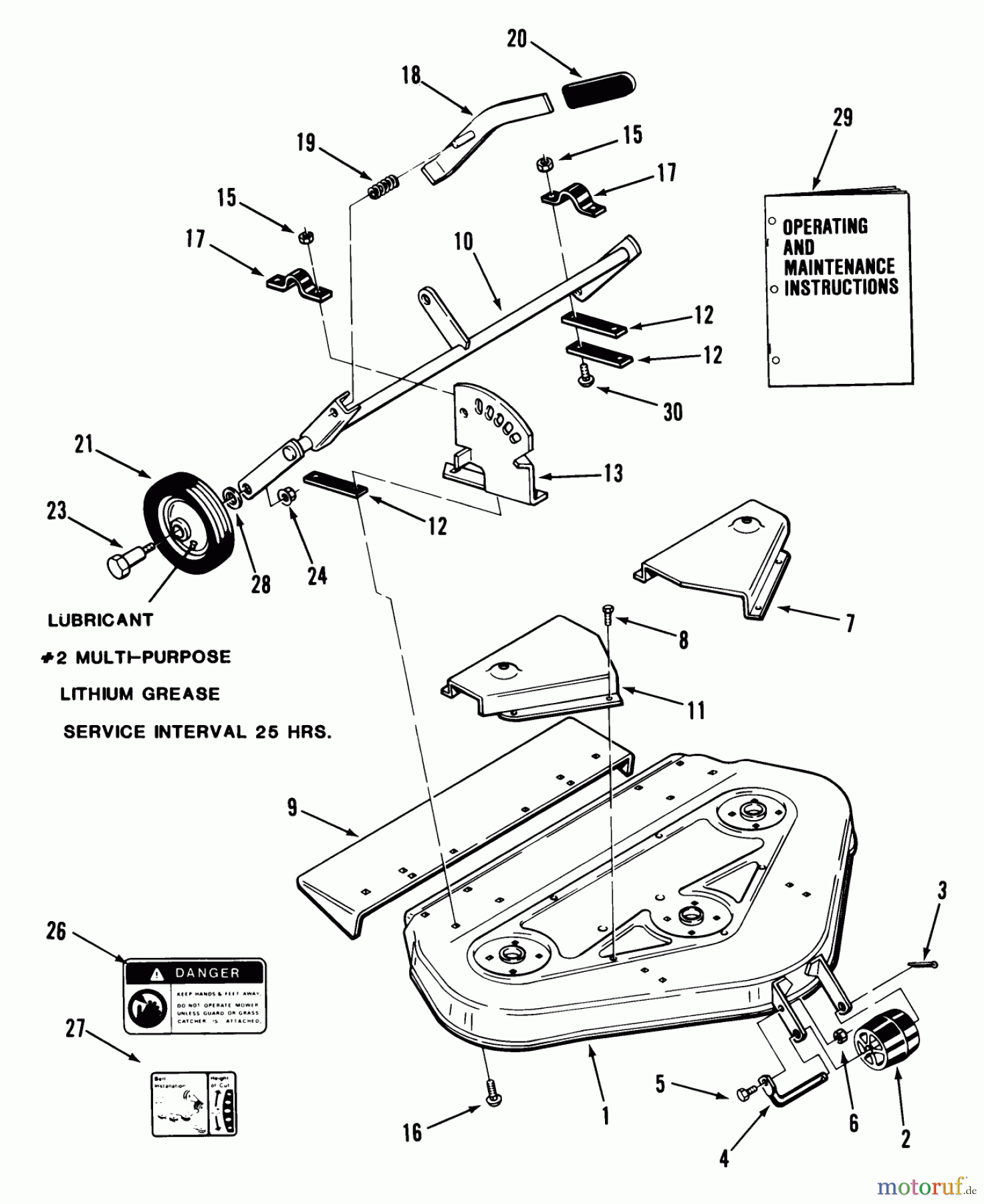  Toro Neu Mowers, Deck Assembly Only 05-42MS05 - Toro 42