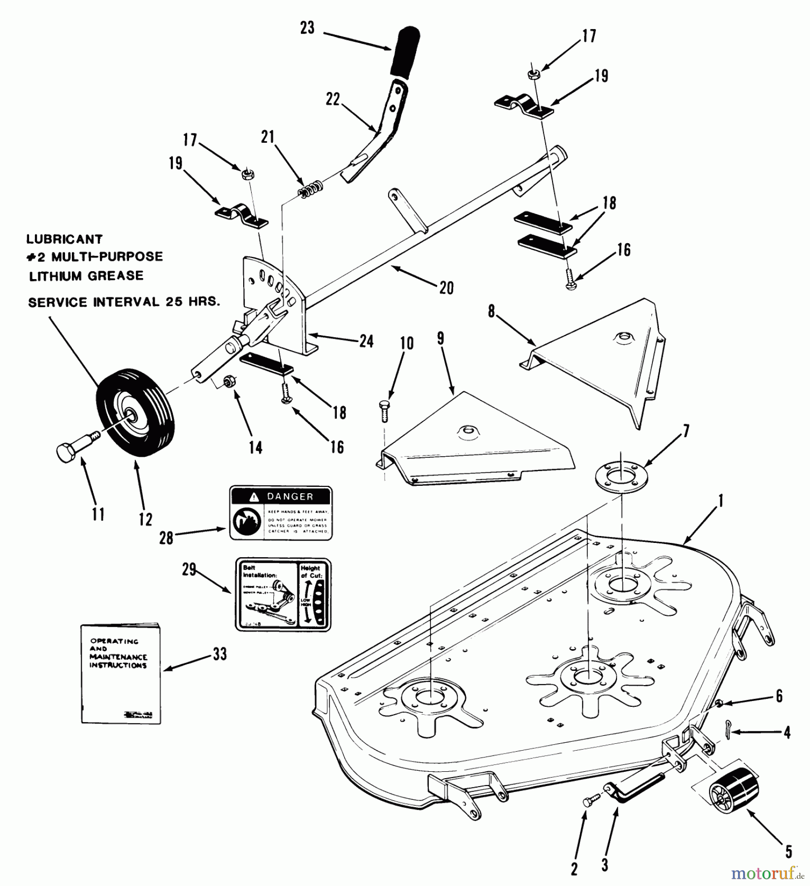  Toro Neu Mowers, Deck Assembly Only 05-48MS05 - Toro 48