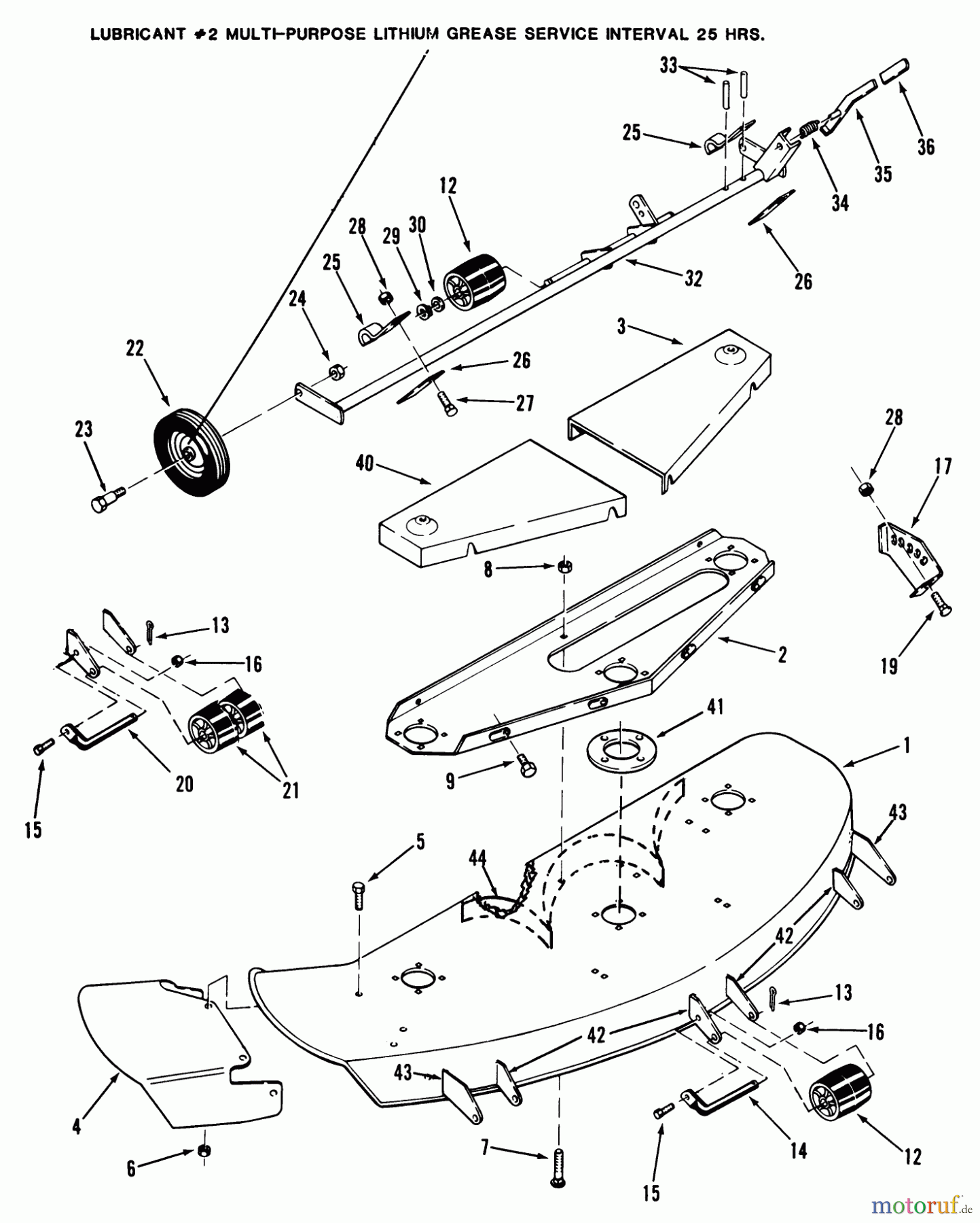  Toro Neu Mowers, Deck Assembly Only 05-42MS05 - Toro 42