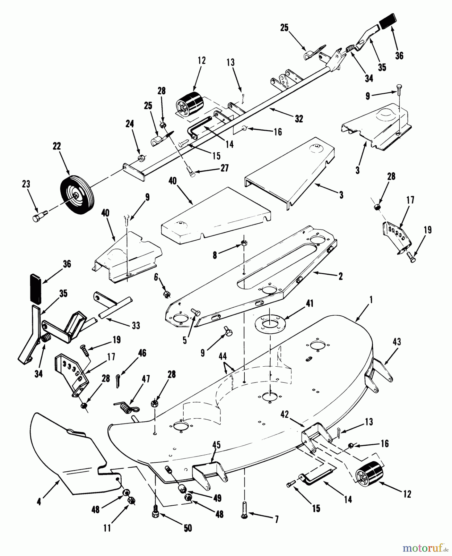  Toro Neu Mowers, Deck Assembly Only 15-42SC02 - Toro 42