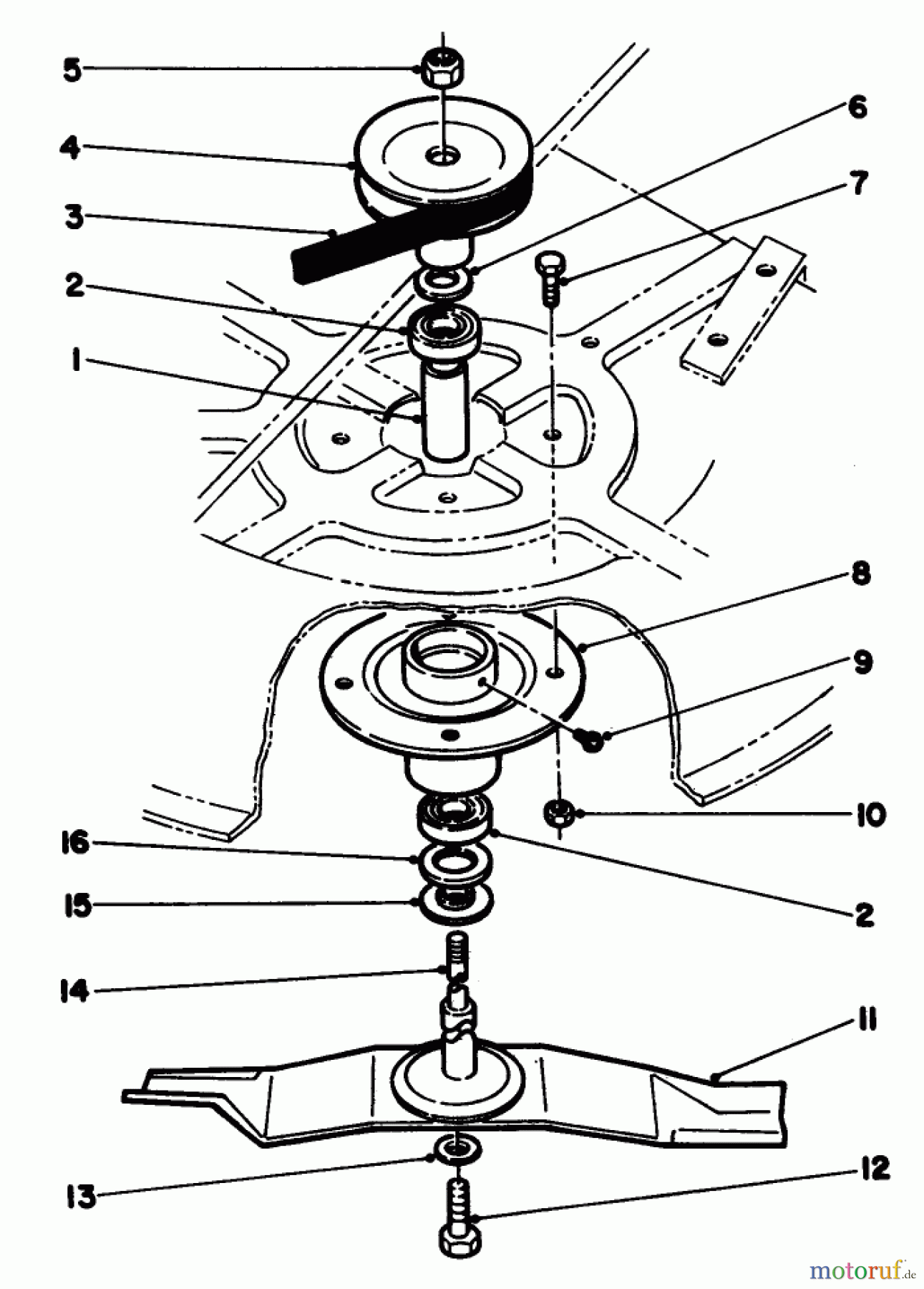 Toro Neu Mowers, Deck Assembly Only 05-38SL02 - Toro 38