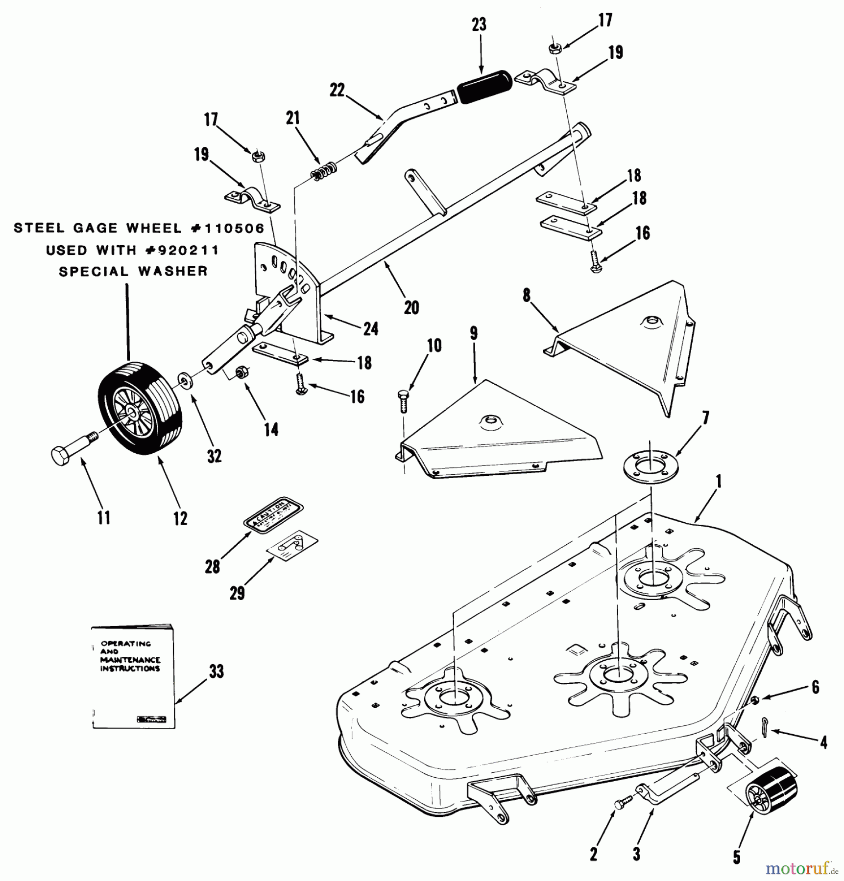  Toro Neu Mowers, Deck Assembly Only 05-42MS03 - Toro 42