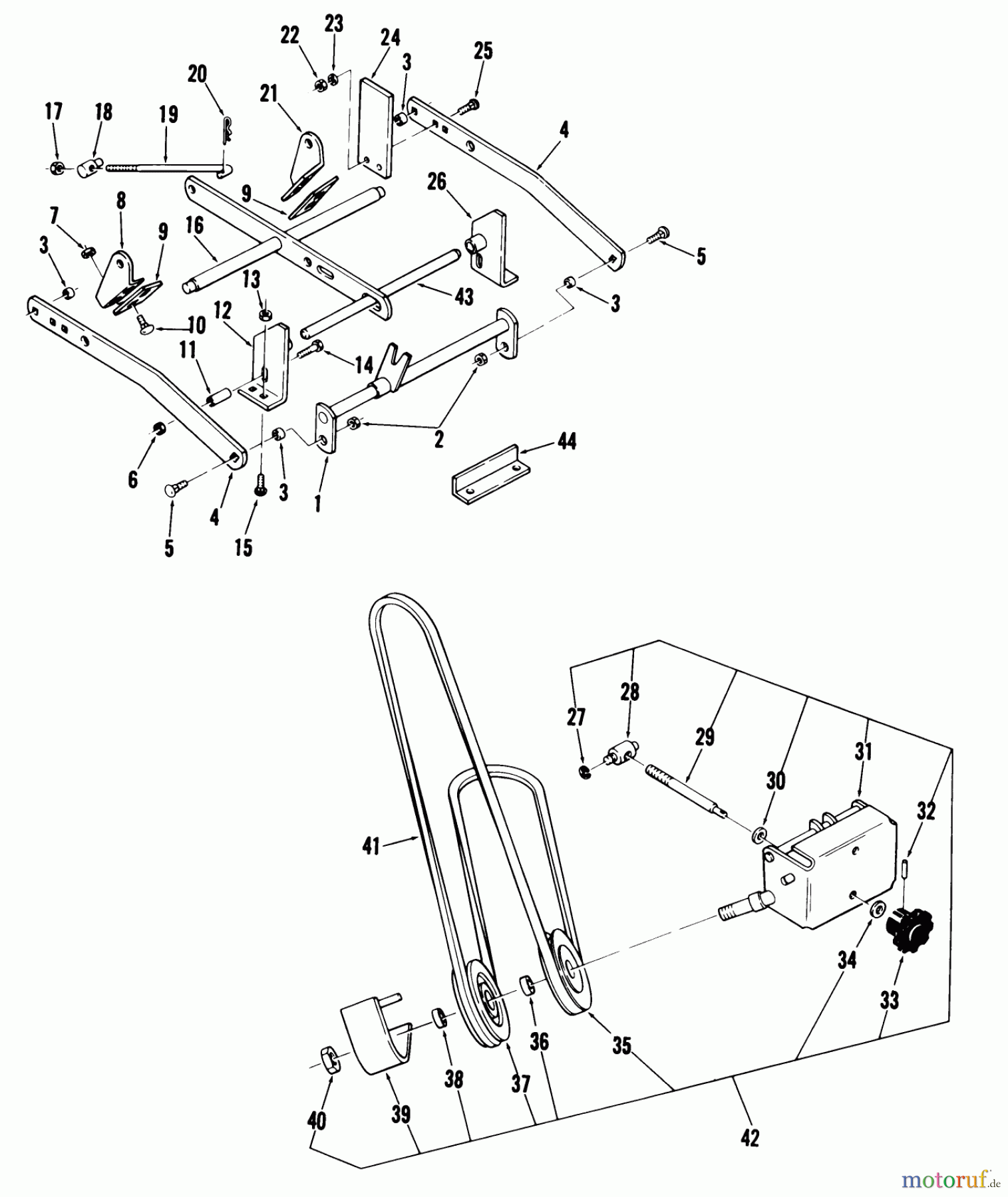  Toro Neu Mowers, Deck Assembly Only A5-42MS02 - Toro 42