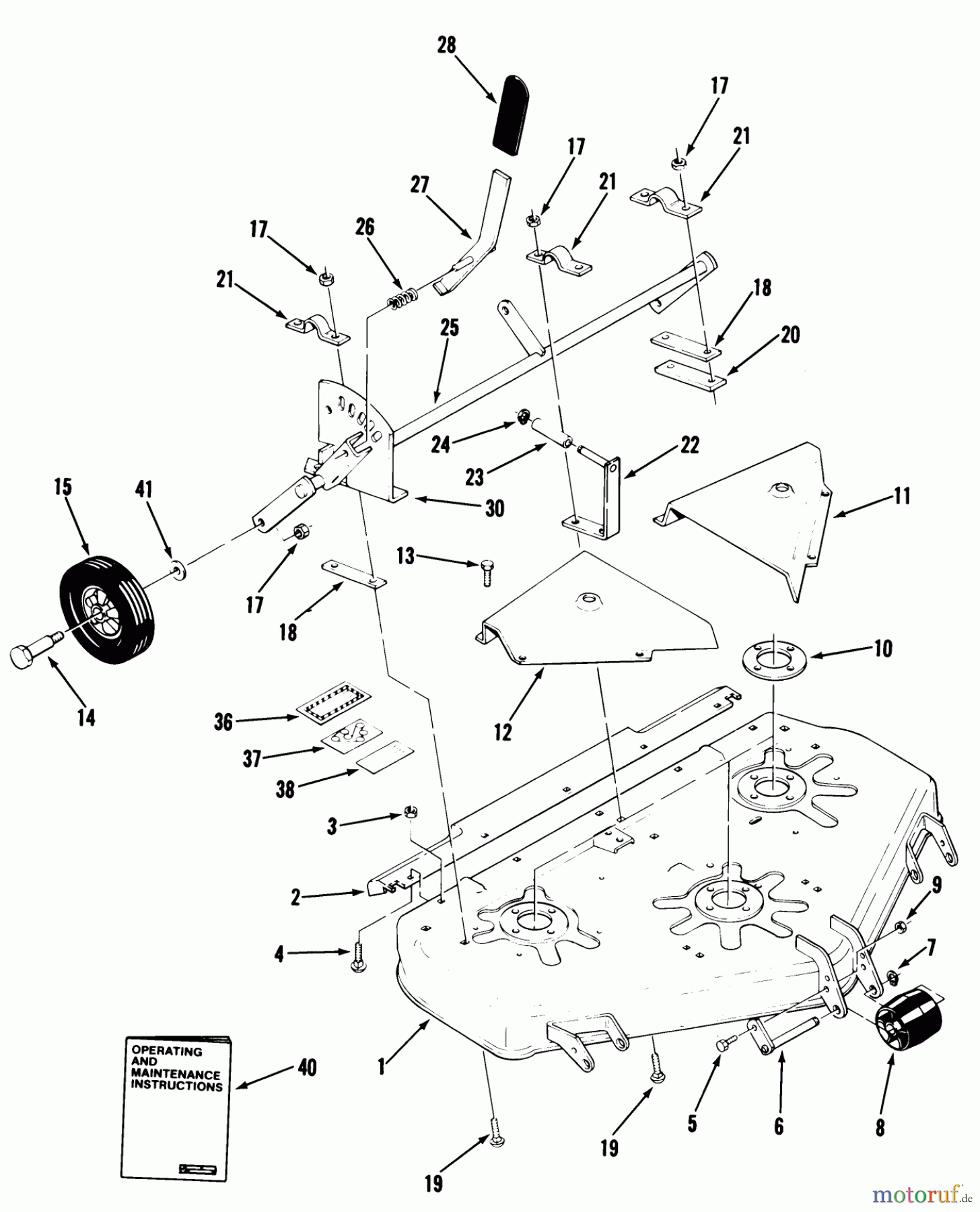  Toro Neu Mowers, Deck Assembly Only 05-42SB01 - Toro 42