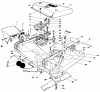 Mähdecks 30144 - Toro 44" Side Discharge Mower (SN: 5000001 - 5999999) (1985) Ersatzteile 36" CUTTING DECK MODEL NO. 30136