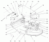 Mähdecks 30146 - Toro 44" Recycler Mower (SN: 890001 - 899999) (1998) Ersatzteile DECK, DEFLECTORS, AND COVERS