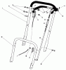 Rasenmäher 22010 - Toro Walk-Behind Mower (SN: 4000001 - 4999999) (1984) Ersatzteile HANDLE ASSEMBLY