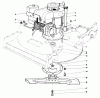 Rasenmäher 22015 - Toro Walk-Behind Mower (SN: 5000001 - 5999999) (1985) Ersatzteile ENGINE ASSEMBLY (MODEL 22020)