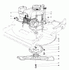 Rasenmäher 22015 - Toro Walk-Behind Mower (SN: 6000001 - 6999999) (1986) Ersatzteile ENGINE ASSEMBLY (MODEL 22020)
