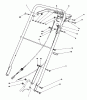 Rasenmäher 22015 - Toro Walk-Behind Mower (SN: 6000001 - 6999999) (1986) Ersatzteile HANDLE ASSEMBLY (MODEL 22020)