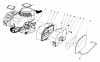 Rasenmäher 22025 - Toro Walk-Behind Mower (SN: 5000001 - 5999999) (1985) Ersatzteile ENGINE ASSEMBLY