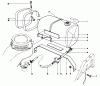 Rasenmäher 22025 - Toro Walk-Behind Mower (SN: 6000001 - 6999999) (1986) Ersatzteile GAS TANK ASSEMBLY