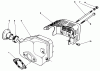 Rasenmäher 22025 - Toro Walk-Behind Mower (SN: 6000001 - 6999999) (1986) Ersatzteile MUFFLER ASSEMBLY
