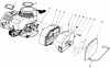 Rasenmäher 22025 - Toro Walk-Behind Mower (SN: 7000001 - 7999999) (1987) Ersatzteile ENGINE ASSEMBLY