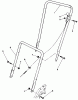 Rasenmäher 22025 - Toro Walk-Behind Mower (SN: 7000001 - 7999999) (1987) Ersatzteile HANDLE ASSEMBLY