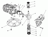Rasenmäher 22025 - Toro Walk-Behind Mower (SN: 9000001 - 9999999) (1989) Ersatzteile ENGINE ASSEMBLY MODEL NO. 47PJ8 #1