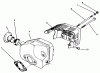 Rasenmäher 22026 - Toro Side Discharge Mower (SN: 5900001 - 5999999) (1995) Ersatzteile MUFFLER ASSEMBLY (MODEL NO. 47PR4-3)