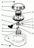 Rasenmäher 22026 - Toro Side Discharge Mower (SN: 4900001 - 4999999) (1994) Ersatzteile RECOIL ASSEMBLY (MODEL NO. 47PR4-3)