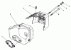 Rasenmäher 22030 - Toro Walk-Behind Mower (SN: 4000001 - 4999999) (1984) Ersatzteile MUFFLER ASSEMBLY