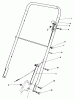 Rasenmäher 22035 - Toro Walk-Behind Mower (SN: 5000001 - 5999999) (1985) Ersatzteile HANDLE ASSEMBLY (MODEL 22030)