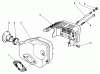 Rasenmäher 22030 - Toro Walk-Behind Mower (SN: 5000001 - 5999999) (1985) Ersatzteile MUFFLER ASSEMBLY