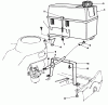 Rasenmäher 22031 - Toro ProLine 21" Recycler Walk-Behind Mower (SN: 3900001 - 3999999) (1993) Ersatzteile GAS TANK ASSEMBLY