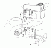 Rasenmäher 22031 - Toro ProLine 21" Recycler Walk-Behind Mower (SN: 8900001 - 8999999) (1998) Ersatzteile GAS TANK ASSEMBLY